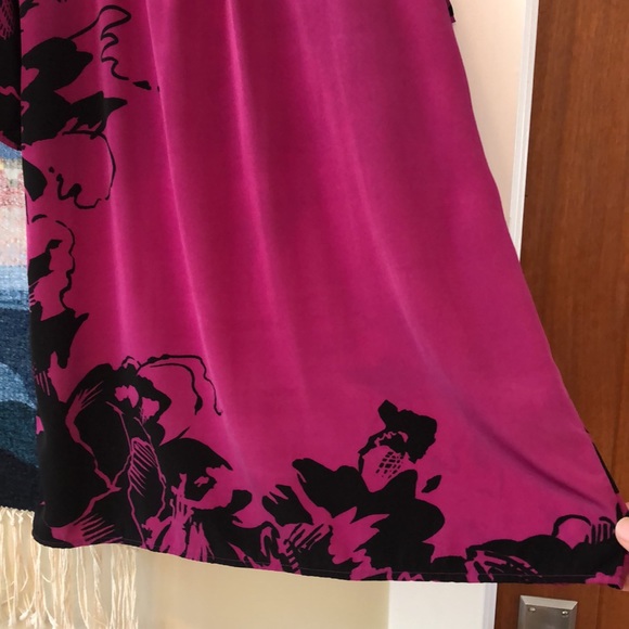 Cold Shoulder Pink Floral Dress - Picture 2 of 8